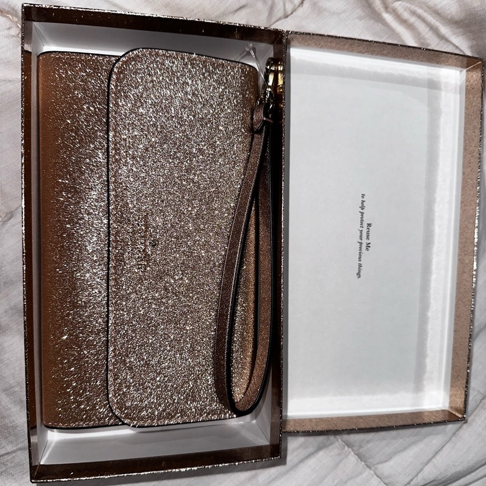 Kate Spade New York Glitter Wristlet